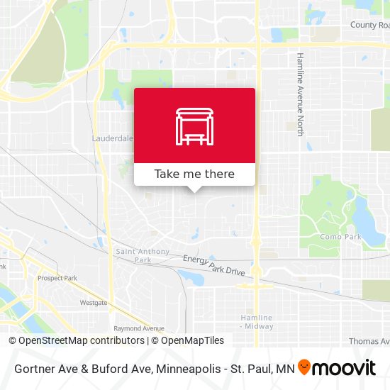 Gortner Ave & Buford Ave map