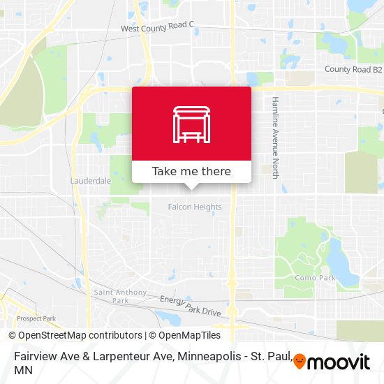 Mapa de Fairview Ave & Larpenteur Ave