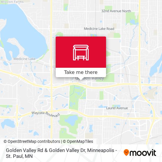 Golden Valley Rd & Golden Valley Dr map