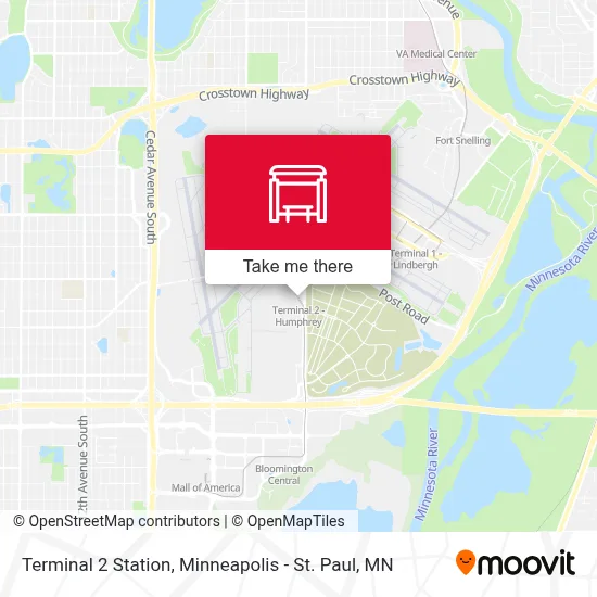 Terminal 2 Station map