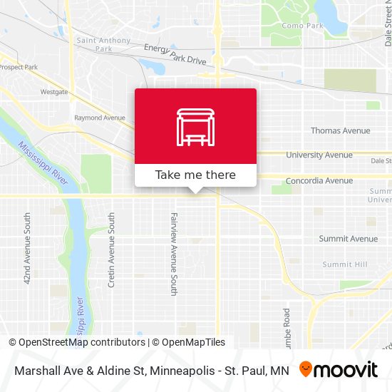Mapa de Marshall Ave & Aldine St