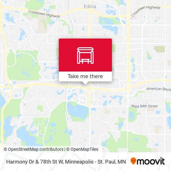 Harmony Dr & 78th St W map