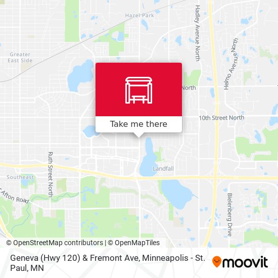 Mapa de Geneva (Hwy 120) & Fremont Ave