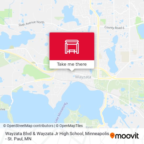 Wayzata Blvd & Wayzata Jr High School map