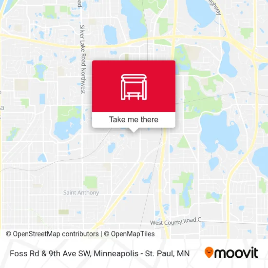 Foss Rd & 9th Ave SW map