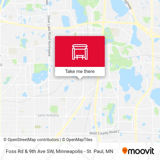 Foss Rd & 9th Ave SW map