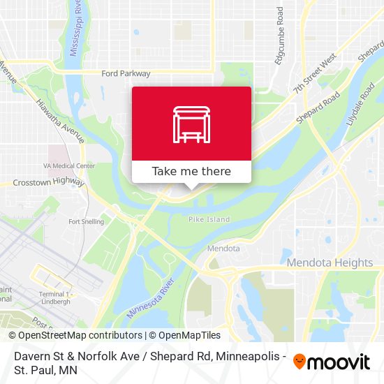 Mapa de Davern St & Norfolk Ave / Shepard Rd