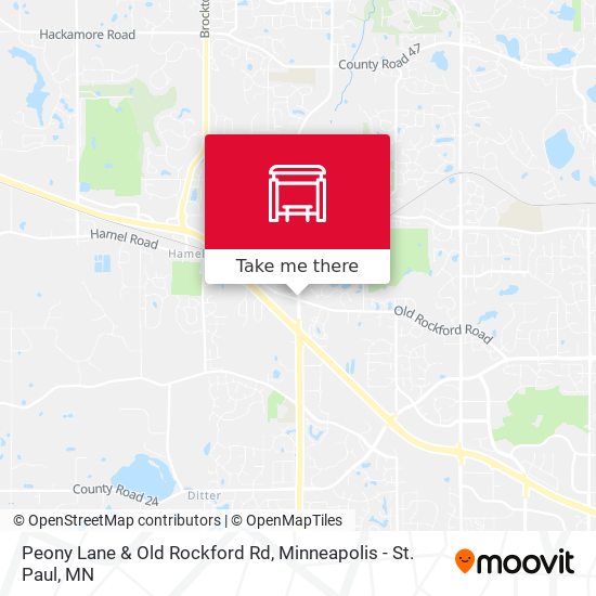 Mapa de Peony Lane & Old Rockford Rd
