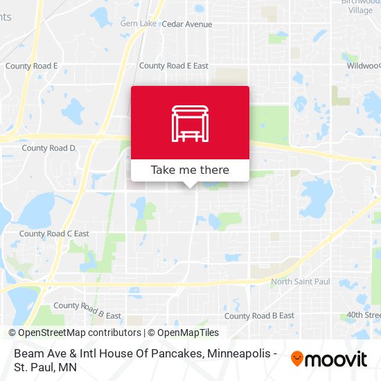 Beam Ave & Intl House Of Pancakes map