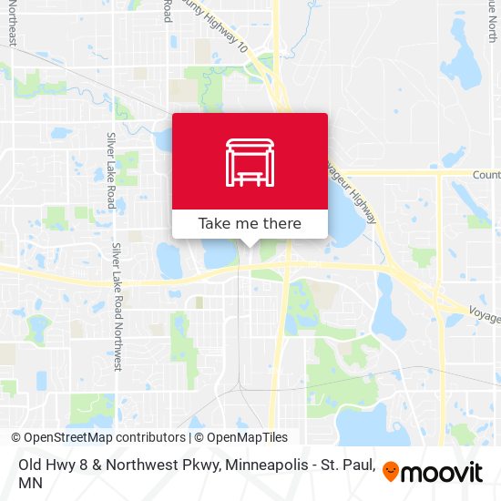 Old Hwy 8 & Northwest Pkwy map