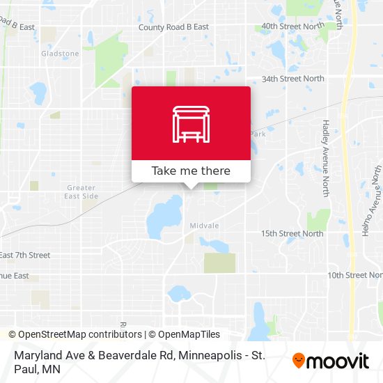 Mapa de Maryland Ave & Beaverdale Rd