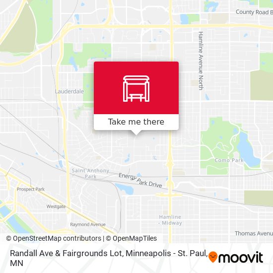 Mapa de Randall Ave & Fairgrounds Lot