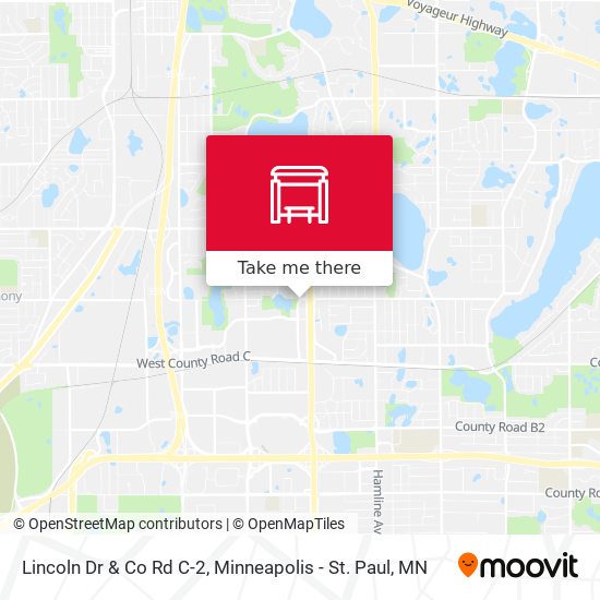 Lincoln Dr & Co Rd C-2 map