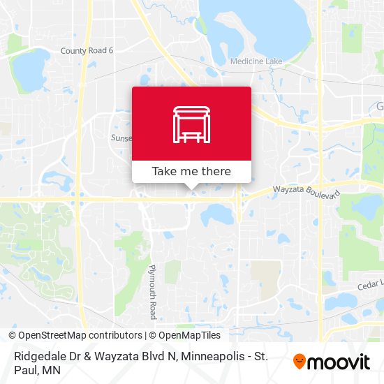 Ridgedale Dr & Wayzata Blvd N map