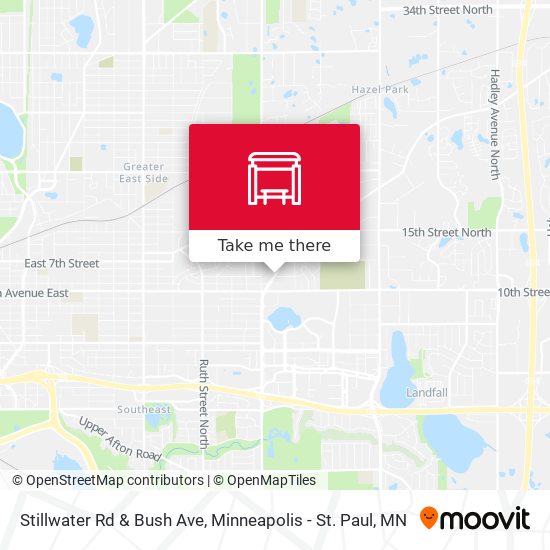 Stillwater Rd & Bush Ave map