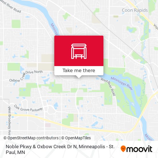 Noble Pkwy & Oxbow Creek Dr N map