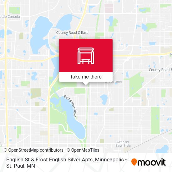Mapa de English St & Frost English Silver Apts