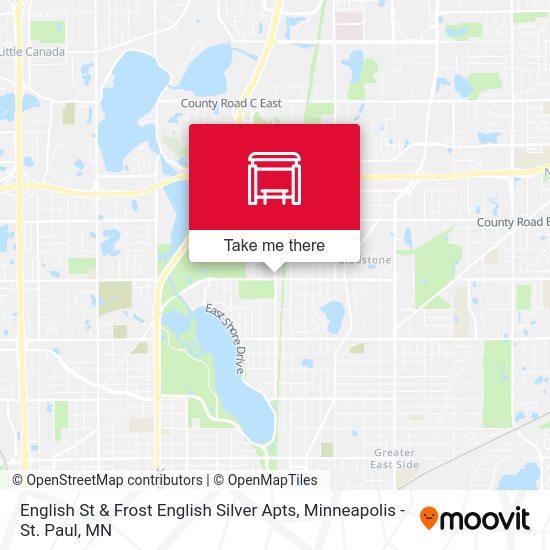 English St & Frost English Silver Apts map