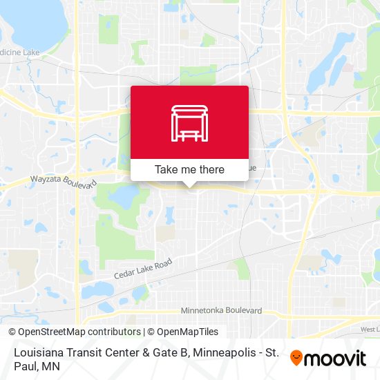 Mapa de Louisiana Transit Center & Gate B