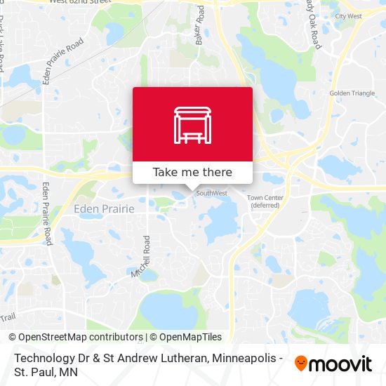 Technology Dr & St Andrew Lutheran map