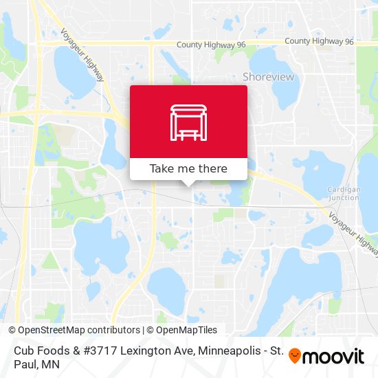 Cub Foods & #3717 Lexington Ave map