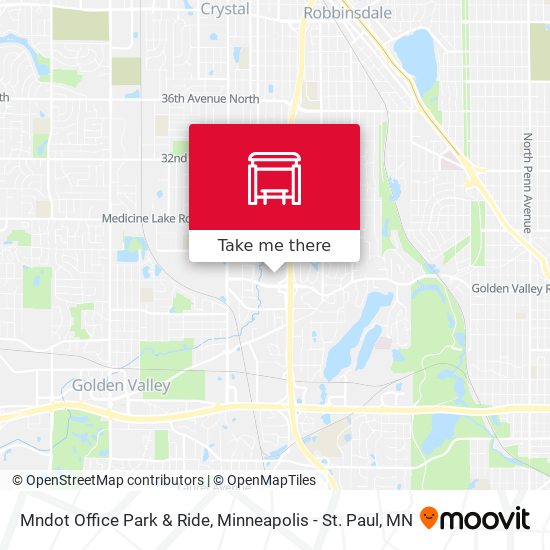 Mapa de Mndot Office Park & Ride