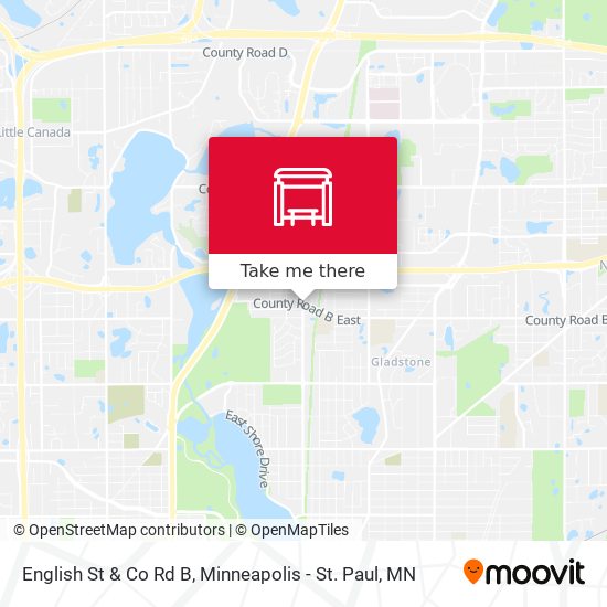 Mapa de English St & Co Rd B
