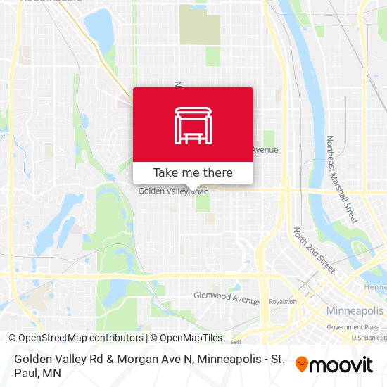 Golden Valley Rd & Morgan Ave N map