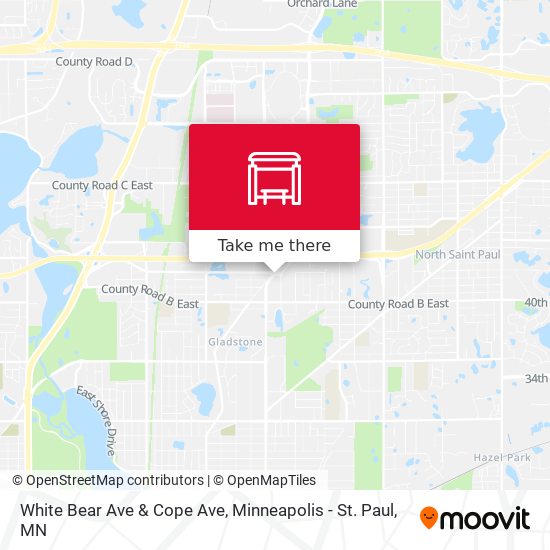 Mapa de White Bear Ave & Cope Ave