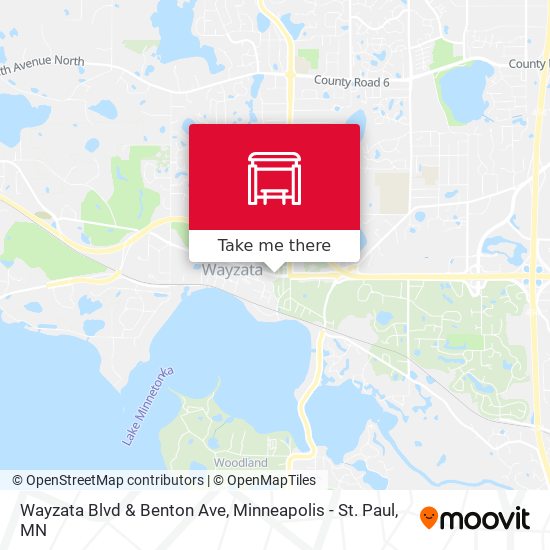 Wayzata Blvd & Benton Ave map