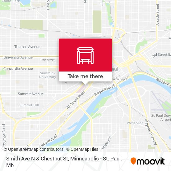 Mapa de Smith Ave N & Chestnut St