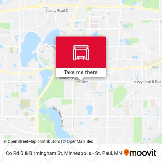 Mapa de Co Rd B & Birmingham St