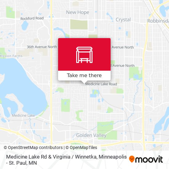 Mapa de Medicine Lake Rd & Virginia / Winnetka
