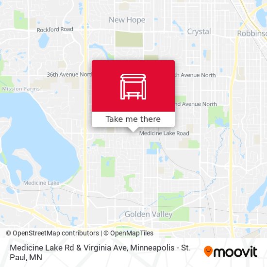 Medicine Lake Rd & Virginia Ave map