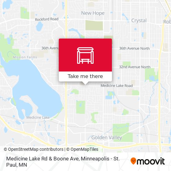 Medicine Lake Rd & Boone Ave map