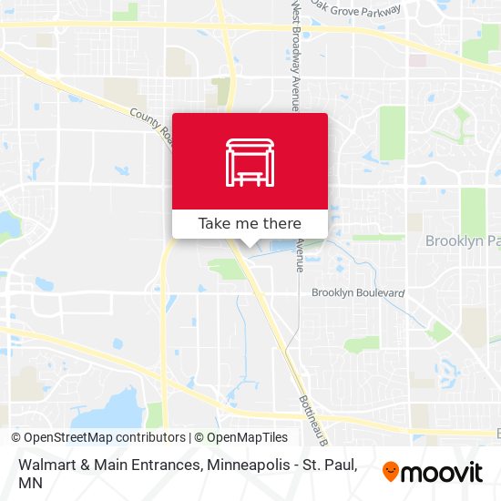 Walmart & Main Entrances map