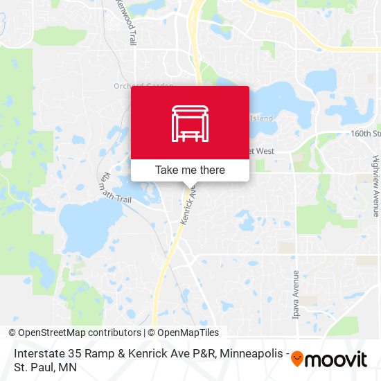 Interstate 35 Ramp & Kenrick Ave P&R map