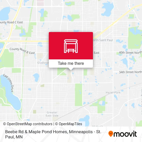 Mapa de Beebe Rd & Maple Pond Homes