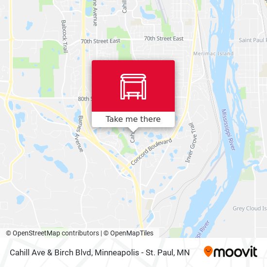 Mapa de Cahill Ave & Birch Blvd