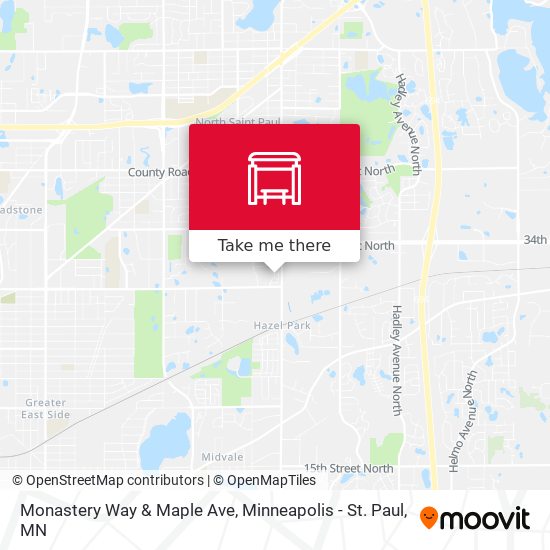 Mapa de Monastery Way & Maple Ave