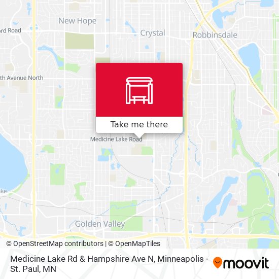 Medicine Lake Rd & Hampshire Ave N map
