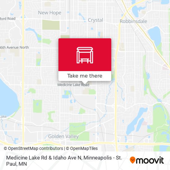 Medicine Lake Rd & Idaho Ave N map