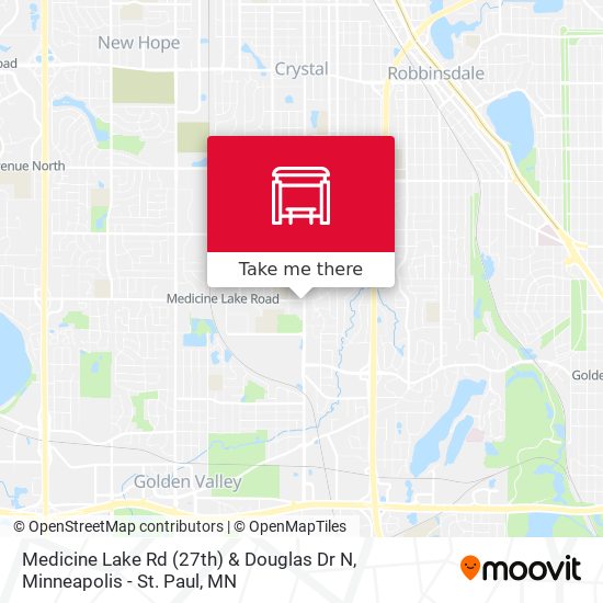 Medicine Lake Rd (27th) & Douglas Dr N map