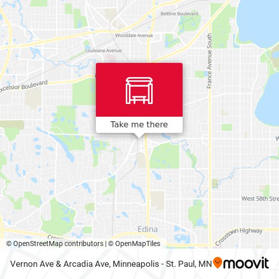 Mapa de Vernon Ave & Arcadia Ave