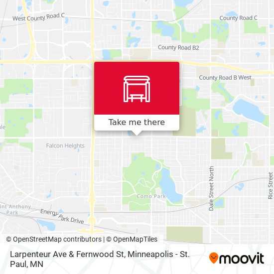 Larpenteur Ave & Fernwood St map