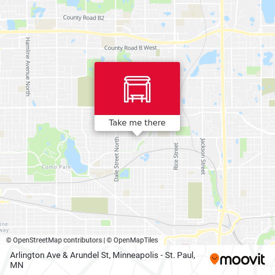 Arlington Ave & Arundel St map