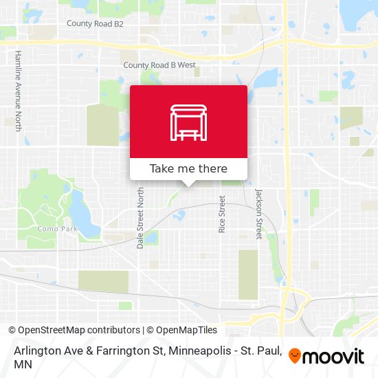 Arlington Ave & Farrington St map