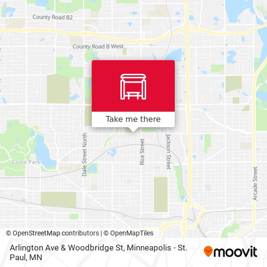 Arlington Ave & Woodbridge St map
