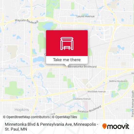 Mapa de Minnetonka Blvd & Pennsylvania Ave