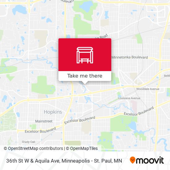 36th St W & Aquila Ave map